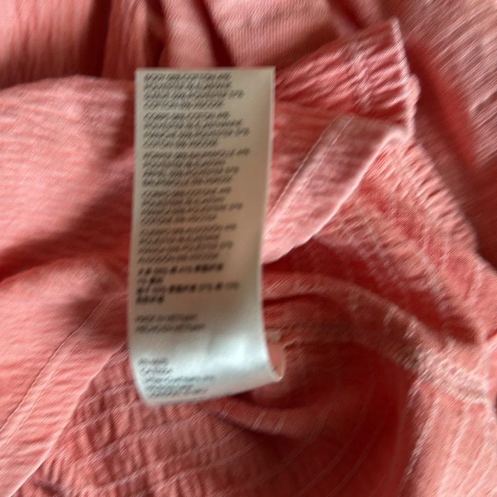 Free People Day Lily Top in Peach Terra Cotta Pink Sz Med